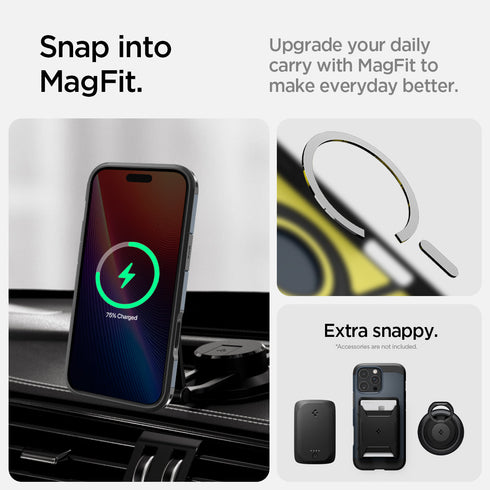 כיסוי Spigen לאייפון 16 מסדרה Tough Armor T AI (MagFit + בקרת מצלמה)